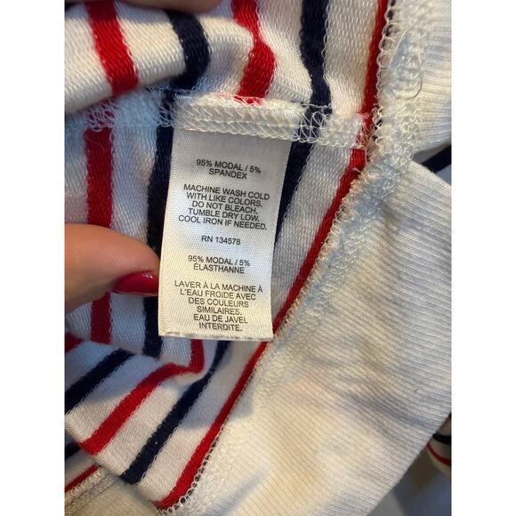 Vineyard Vines Striped Long Sleeve Top – Red, Navy & White – Size L - Picture 4 of 4